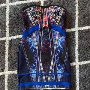 Wow couture blue dress